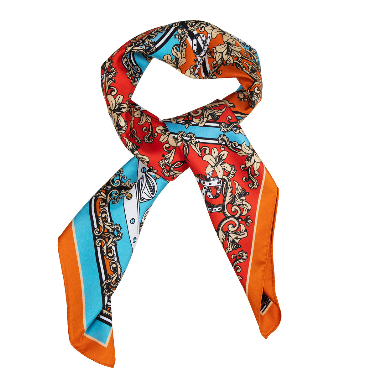 Kimono spring silk scarf