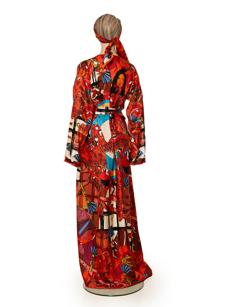 Robe as an expression of feminine elegance